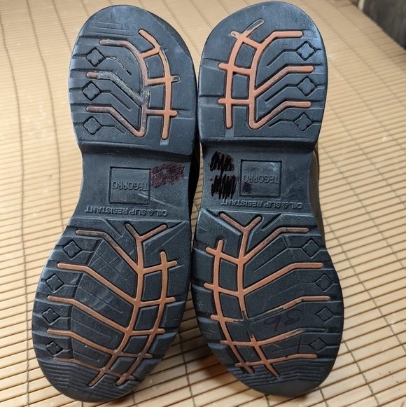 Tegopro Waterproof Brown leather steel toe Waterproof Hiker Work Boots Mens sz 9 - Picture 11 of 11